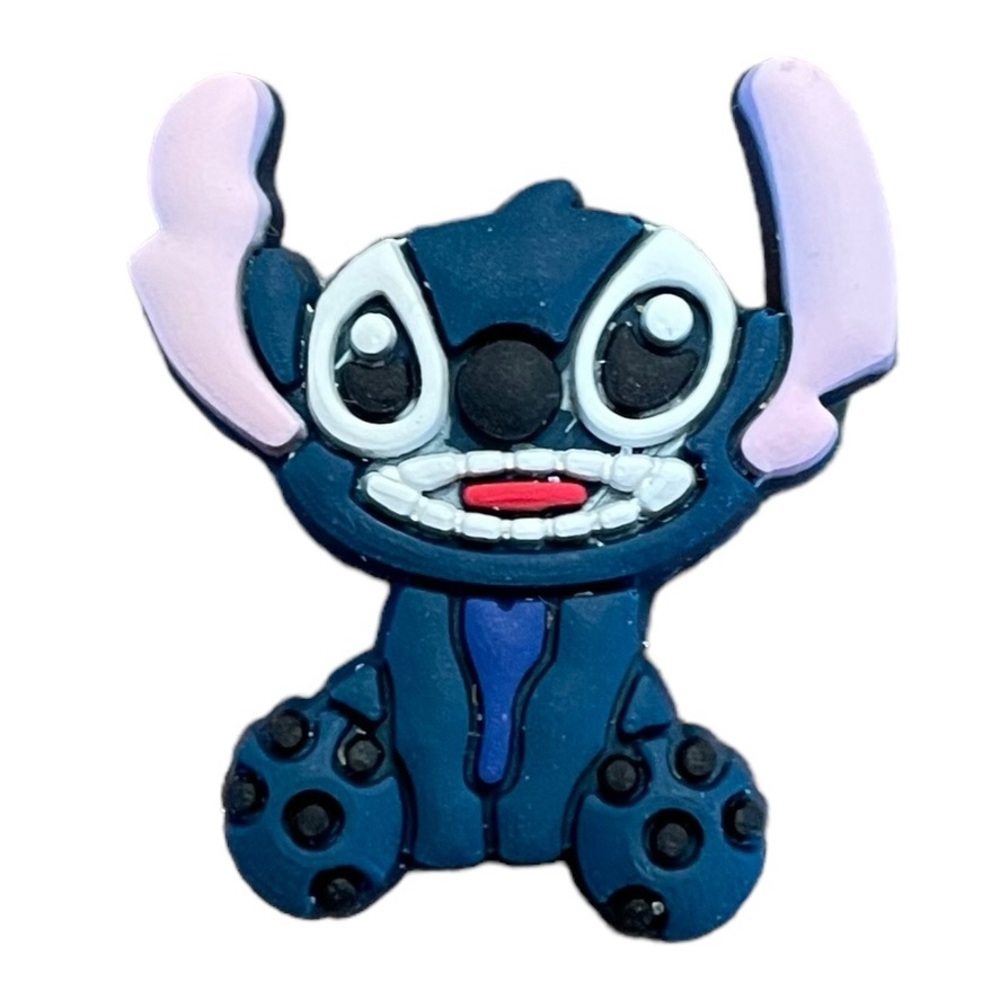 Stitch Sitting Croc Charm